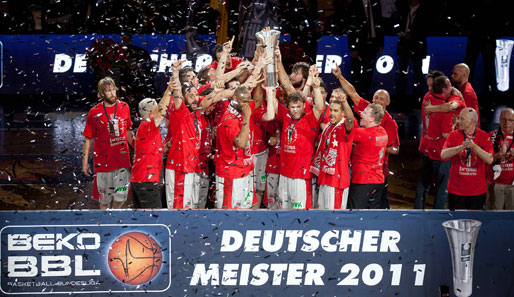 Auch beim Deutschen-Basketball-Meister Bamberg spielen sich deutsche Spieler in den Fokus