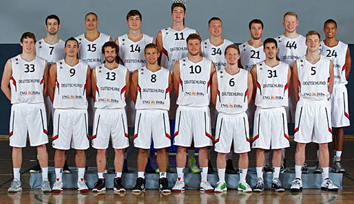Die deutsche Basketball-Nationalmannschaft vor der EM 2013 in Slowenien