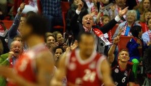 Uli Hoeneß hat in der laufenden Saison große Freude an den FCB-Baskets