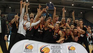 Das Urspring-Team sicherte sich auch 2013 den NBBL-Titel