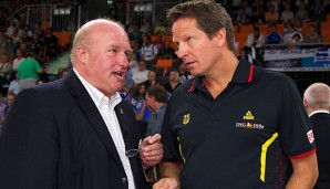 DBB-Präsident Ingo Weiss (l.) hat sich gegen Bundestrainer Frank Menz entschieden