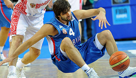 Milos Teodosic fehlt dem serbischen Team bei der EuroBasket 2013 in Slowenien