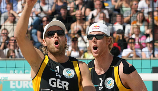 Jonas Reckermann und Julius Brink haben bei der Beachvolleyball-WM in Rom Bronze geholt