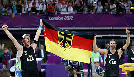 Erster Olympiasieg im Beachvolleyball für Deutschland: Julius Brink und Jonas Reckermann