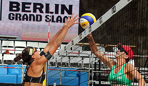 Katrin Holtwick und Ilka Semmler haben in Berlin das Finale knapp verloren