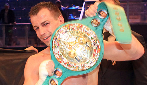 Sebastian Zbik war bisher Interims-Titelträger der WBC, ist jetzt aber offiziell die Nummer eins