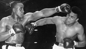Muhammad Ali im Kampf gegen Sonny Liston