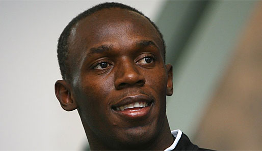 Usain Bolt, der dreifache Olympiasieger von Peking strebt in London 2012 keine vier Titel an