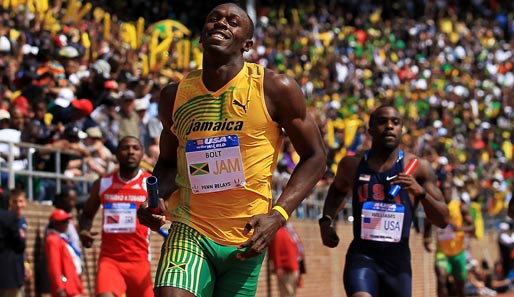 Usain Bolt ist im ersten Rennen schon wieder in Topform