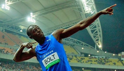 To the top: Usain Bolt halt seine Ziele fest im Blick