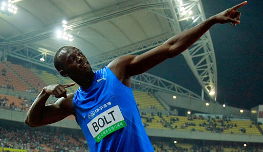 Usain Bolt lief bereits neun Mal schneller als 19,76 Sekunden über die 200 m