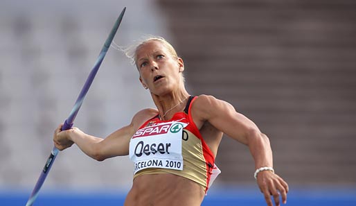 Jennifer Oeser erzielte mit 49,17 Metern eine neue persönliche Bestleistung