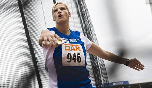 Nadine Müllers persönliche Bestleistung liegt bei 67,78 Meter