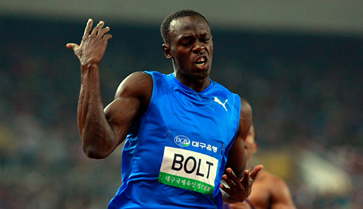 Usain Bolt war auch in Lausanne nicht zu schlagen