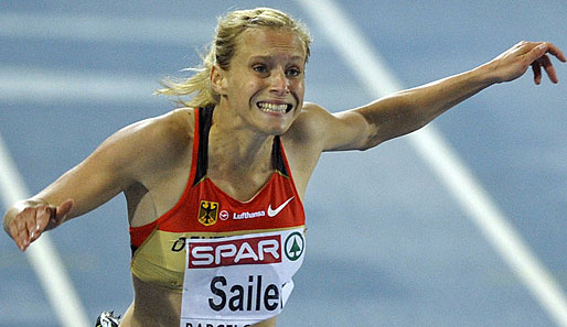 Verena Sailer gewann bei der EM in Barcelona Gold über die 100 Meter