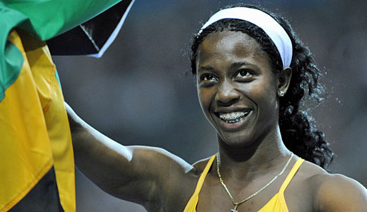 Die Jamaikanerin Shelly-Ann Fraser holte bei Olympia 2008 in Peking Gold über 100 Meter