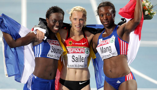 Verena Sailer (M.) ist Leichtathletin des Jahres 2010