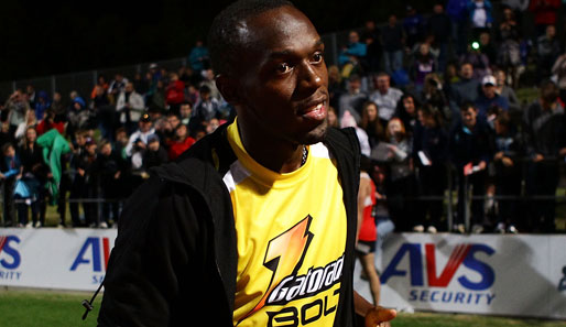 Weltrekordler Usain Bolt weilt momentan in München