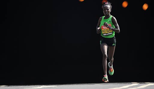Kenias Mary Keitany ließ beim London-Marathon die gesamte Konkurrenz zurück