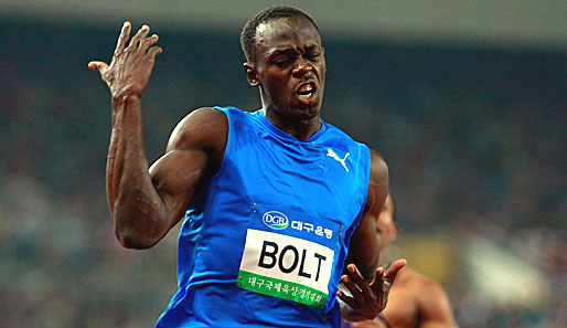 Sprinter Usain Bolt will erst am 26. Mai in Rom in die Saison starten