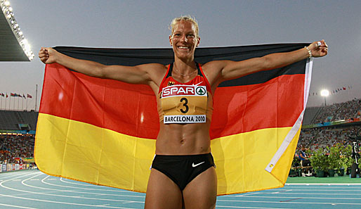 Jennifer Oeser ist die deutsche Hoffnung im Siebenkampf bei der Leichtathletik-WM in Dagu