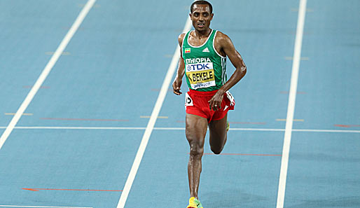 Lauf-Superstar Kenenisa Bekele wird wegen einer Hüftverletzung nicht über die 5000 Meter starten