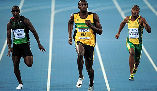 Usain Bolt konnte im Vorlauf über die 100 Meter in Südkorea Kräfte sparen