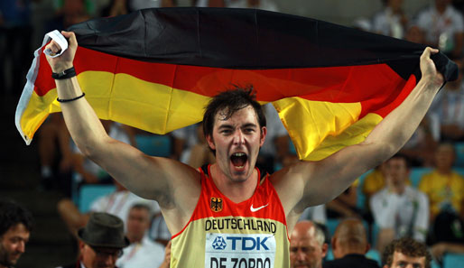 Matthias De Zordo holte die sechste Medaille für den Deutschen Leichtathletik-Verband (DLV)
