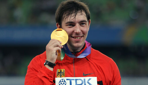 Mit 86,27 Meter holte sich der EM-Zweite Matthias de Zordo WM-Gold