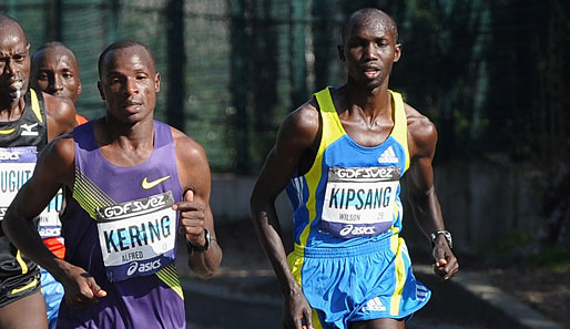 Der Kenianer Wilson Kipsang hat seinen Titel beim Frankfurt-Marathon verteidigt