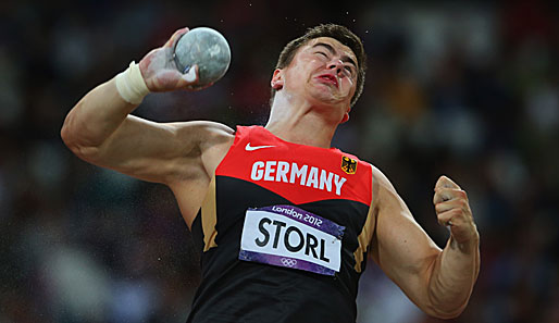 David Storl holte bei Olympia 2012 in London die Silbermedaille