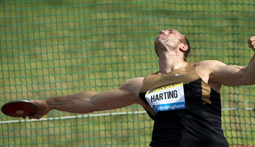 Robert Harting will beim Istaf im Berliner Olympiastadion gewinnen