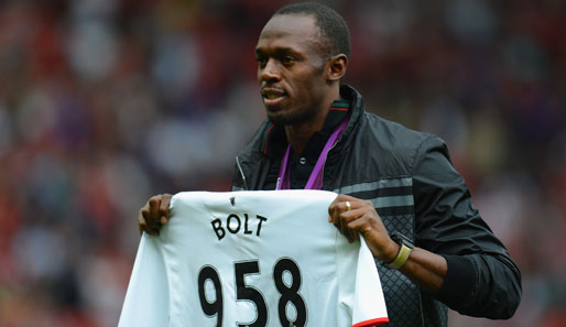 Usain Bolt outete sich bereits als Fan von Manchester United