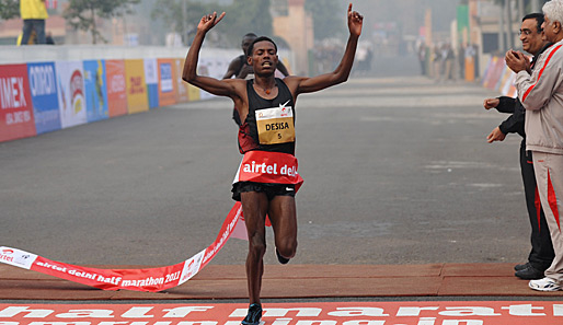 Der Äthiopier Desisa siegte recht überraschend in Dubai