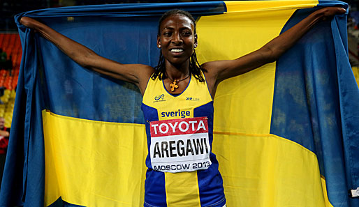 Abeba Aregawi gewann im 1500m-Finale von Moskau mit 0,22 Sekunden Vorsprung