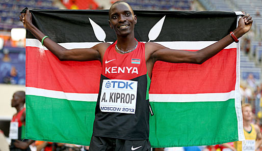 Asbel Kiprop konnte seine Goldmedaille beim 1500-m-Lauf erfolgreich verteidigen