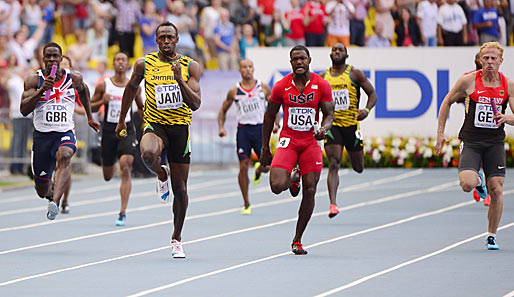 Auch beim Staffellauf waren Usain Bolt und co. wieder schneller als der Rest