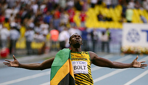 Showman Usain Bolt: Der Jamaikaner war mal wieder der Schnellste auf der Bahn