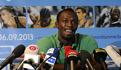 Usain Bolt will in Brüssel die Weltjahresbestzeit über 100m angreifen