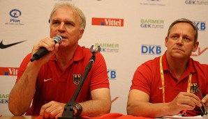 Clemens Prokop (l.) garantierte höchstes technisches Niveau für die Europameisterschaften