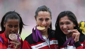 In London 2012 gewann Asli Alptekin die Goldmedaille über 1500m