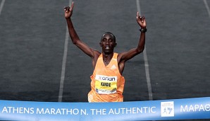 Felix Kandie bricht beim Athen-marathon den Streckenrekord von Stefano Baldini
