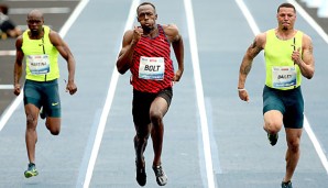 Auch diese Saison greif Weltrekordhalter Usain Bolt voll an