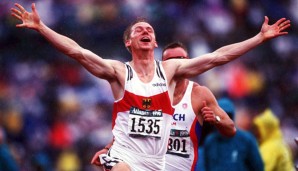 Frank Busemann holte bei den Olympischen Spielen 1996 die Silbermedaille