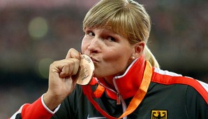 Nadine Müller holte Bronze im Diskuswerfen