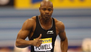 Asafa Powell lief die 60 m innerhlab von 6,44 Sekunden