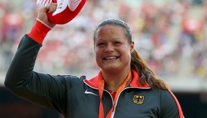 Christina Schwanitz holte sich in Peking den WM-Titel
