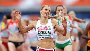 Angelika Cichoka konnte ihren Triumph kaum fassen