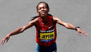 Rita Jeptoo siegte mehrfach beim Boston- und auch beim Chicago-Marathon