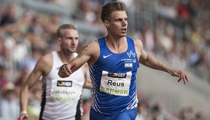 Julian Reus holte auf den 100 Metern zum fünften Mal in Serie den deutschen Meistertitel